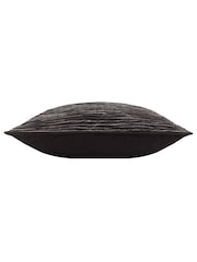 Yard Black Cove Ribbed 100% Cotton Cushion - Image 3 of 4