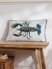 Evans Lichfield Salcombe Lobster Piped Cushion - صورة 1 من 6