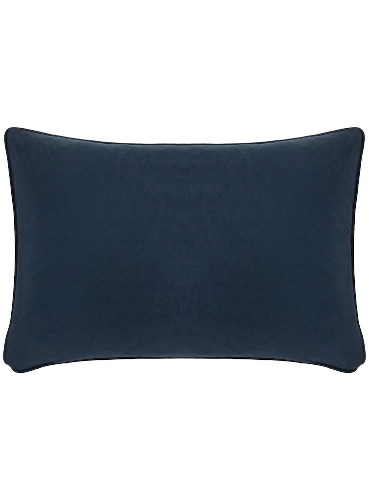 Wylder Nature Petrol Hidcote Manor Evelyn Floral Cushion - Image 2 of 4