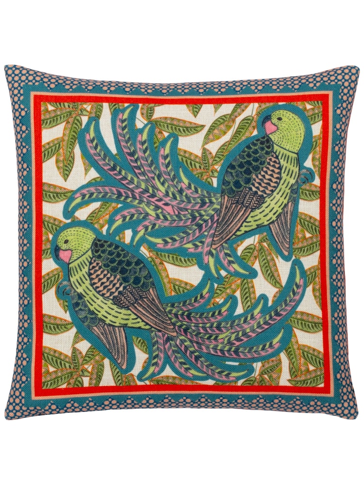 Wylder Multicolour Karasi Parrots Tropical Cushion - Image 1 of 4