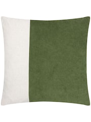 Furn Olive Coba Washed Velvet Cushion - Image 1 of 3