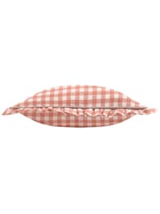 Furn 100% Cotton Maude Gingham Reversible Piped Cushion - Imagen 4 de 6