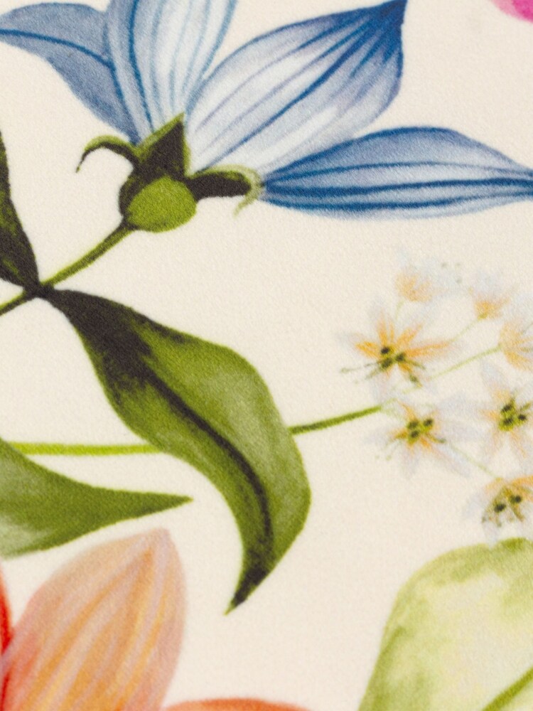 Wylder Cream Nectar Garden Petunia Floral Cushion - Image 4 of 4