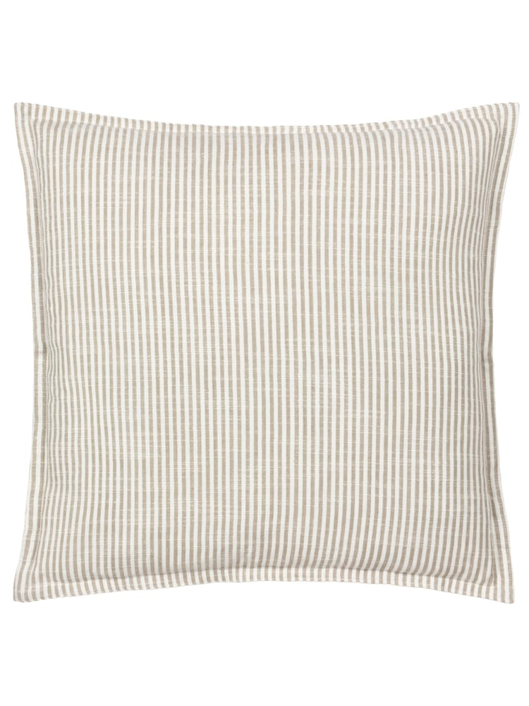 Yard Natural Truro Stripe Yarn Dyed 100% Cotton Cushion - Image 1 of 4 Yard Natural Truro Stripe Yarn Dyed 100% Cotton Cushion - Image 1 of 4