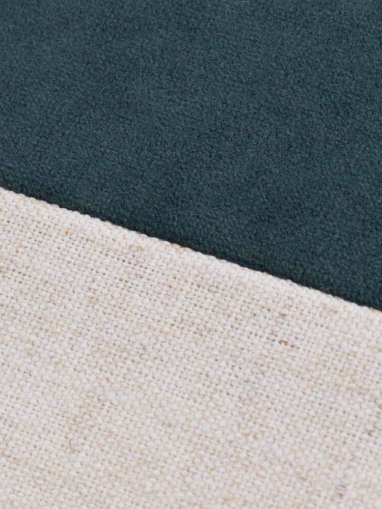 Furn Slate Blue Coba Washed Velvet Cushion - Image 3 of 3