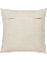 Yard Natural Torresman Oxford Edged 100% Cotton Cushion - Image 2 of 4