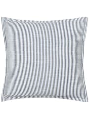 Yard Skyline Truro Stripe Yarn Dyed 100% Cotton Cushion - Image 1 of 4