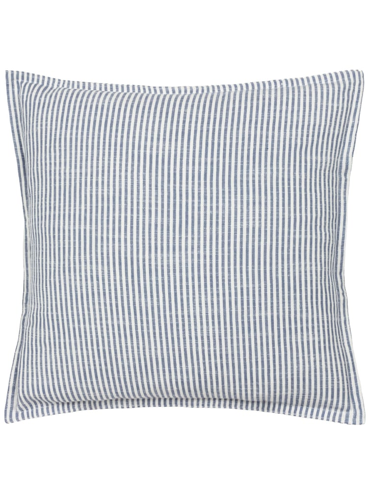 Yard Skyline Truro Stripe Yarn Dyed 100% Cotton Cushion - Image 1 of 4