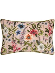 Wylder Blush Hidcote Manor Evelyn Floral Cushion - Image 1 of 3