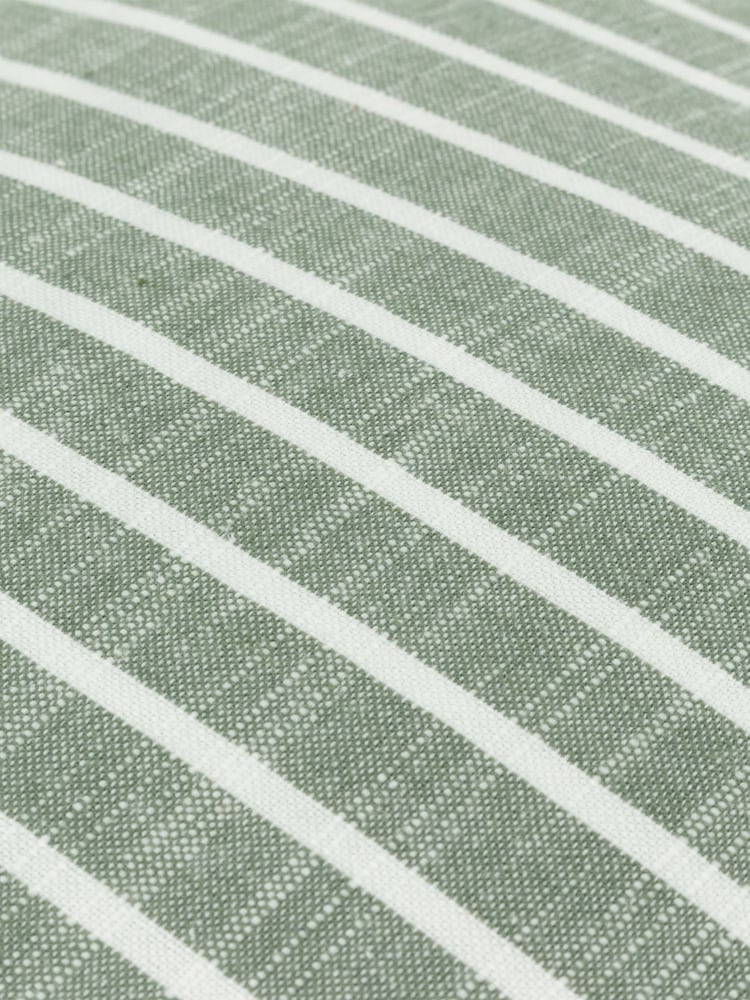 Yard Eucalyptus Tala Stripe Yarn Dyed 100% Cotton Cushion - Image 4 of 4 Yard Eucalyptus Tala Stripe Yarn Dyed 100% Cotton Cushion - Image 4 of 4