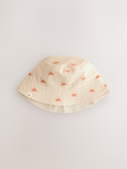 Neutral Stripe And Sun Baby Bucket Hats 2 Pack - Image 3 of 5