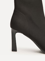 Linzi Black Context Stiletto Heel Ankle Boots - Image 4 of 5