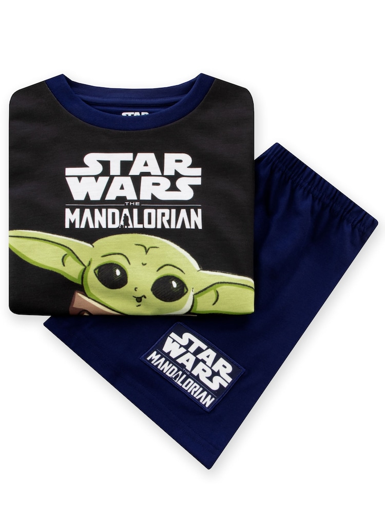 Character Blue Star Wars The Mandalorian Short Pyjamas Set - Image 11 of 11