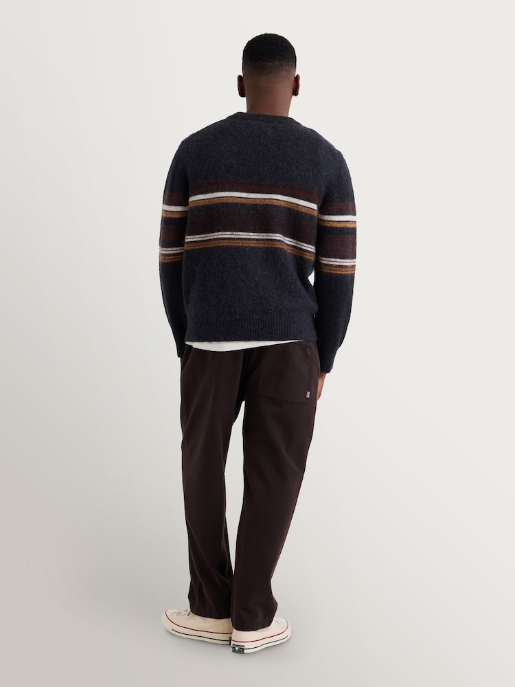Wax London Wilde Crew Brush Bold Stripe Jumper - Imagen 2 de 4