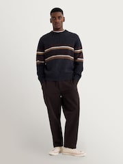 Wax London Wilde Crew Brush Bold Stripe Jumper - Imagen 3 de 4