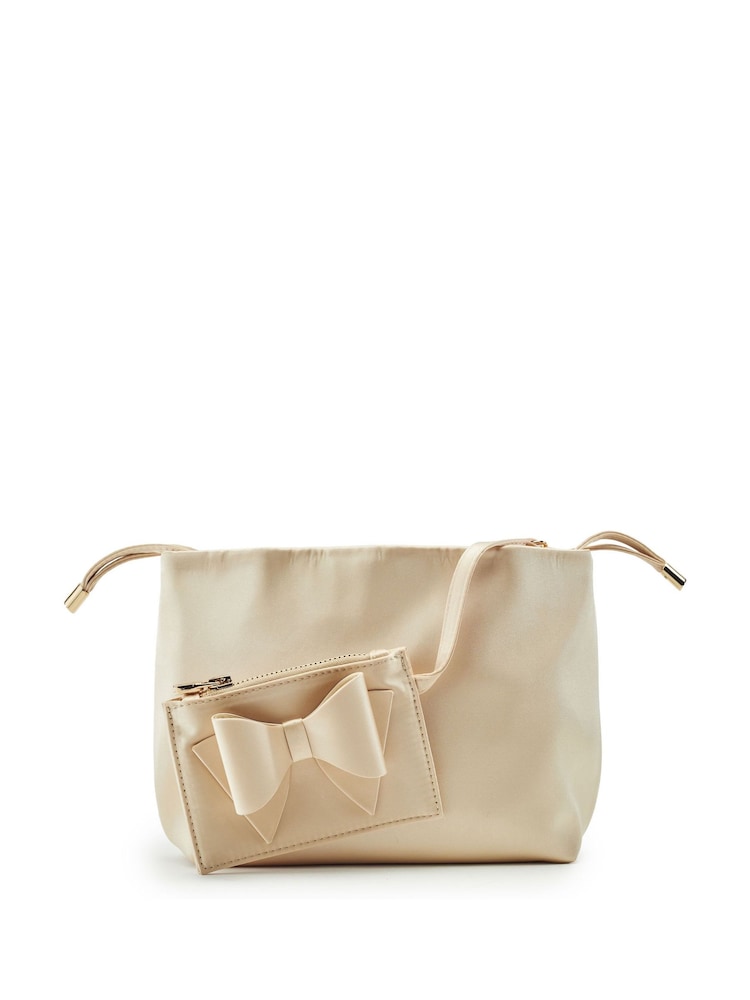Moda in Pelle Lotty Ruched Bucket Shoulder Bag - Изображение 1 4