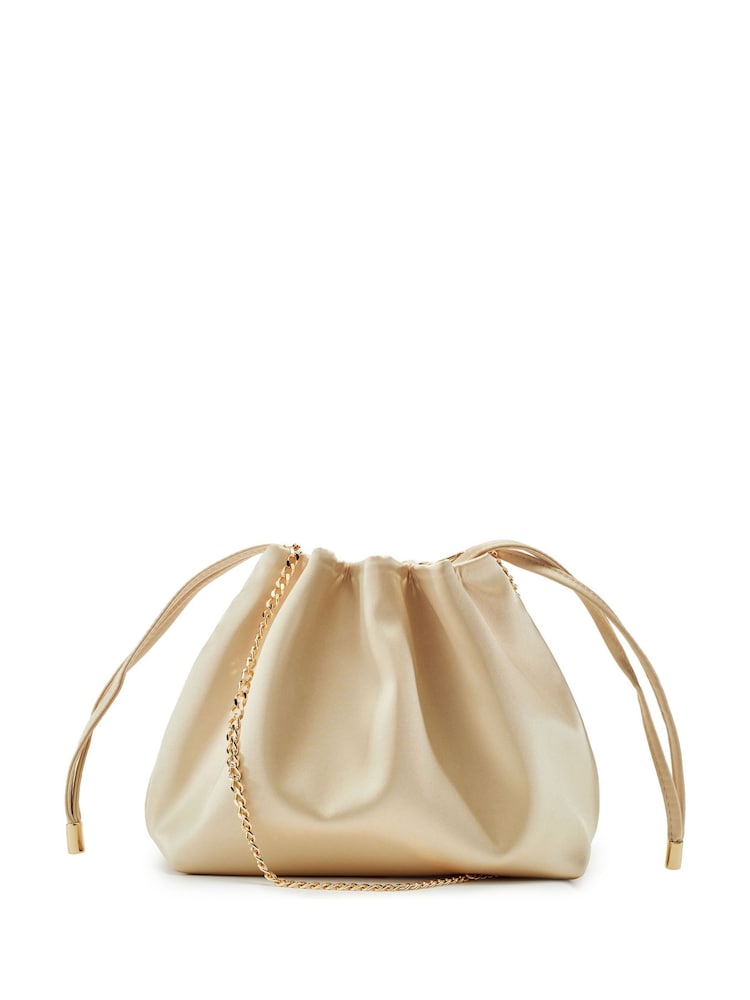 Moda in Pelle Lotty Ruched Bucket Shoulder Bag - Изображение 2 4