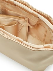 Moda in Pelle Lotty Ruched Bucket Shoulder Bag - Изображение 3 4