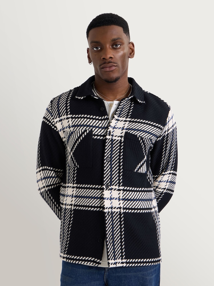 Negro - Sobrecamisa Wax London Whiting - Imagen 1 de 4