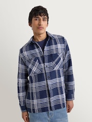 Azul - Sobrecamisa Wax London Whiting - Imagen 1 de 4