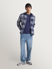Azul - Sobrecamisa Wax London Whiting - Imagen 2 de 4