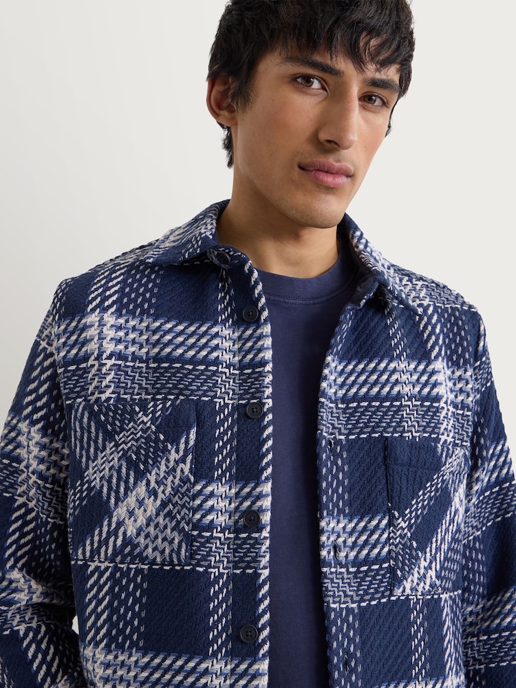Azul - Sobrecamisa Wax London Whiting - Imagen 4 de 4