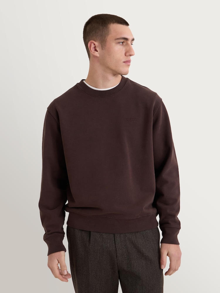 Wax London Sidney Loopback Washed Sweatshirt - Imagen 1 de 4