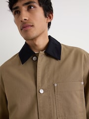 Wax London Natural Landor Canvas Jacket - Image 3 of 4