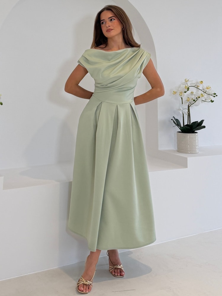 betty homecoming dress Buy Girl In Mind Green Asymmetric Neckline Skater Midi from Next USA fb_fall26