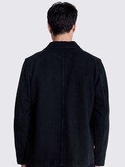 MOSS Blue Denim 3 Pocket Shacket - Image 3 of 5