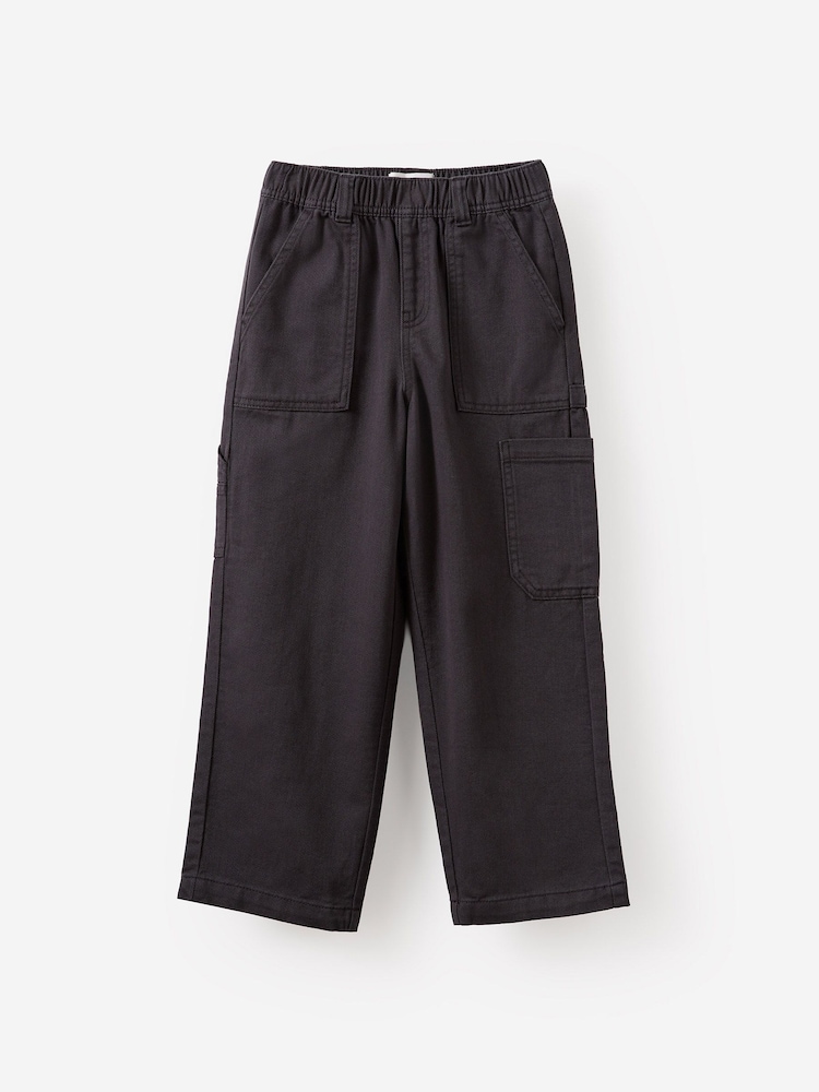 Cotton On Black Carpenter Trousers - Image 1 of 3