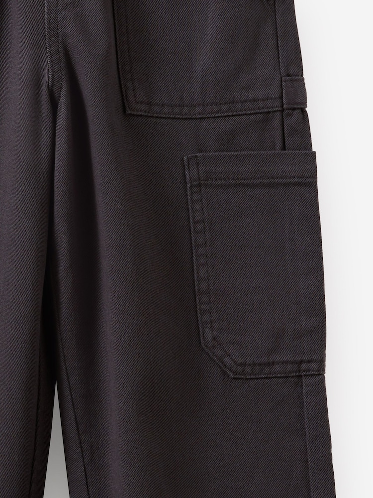 Cotton On Black Carpenter Trousers - Image 3 of 3