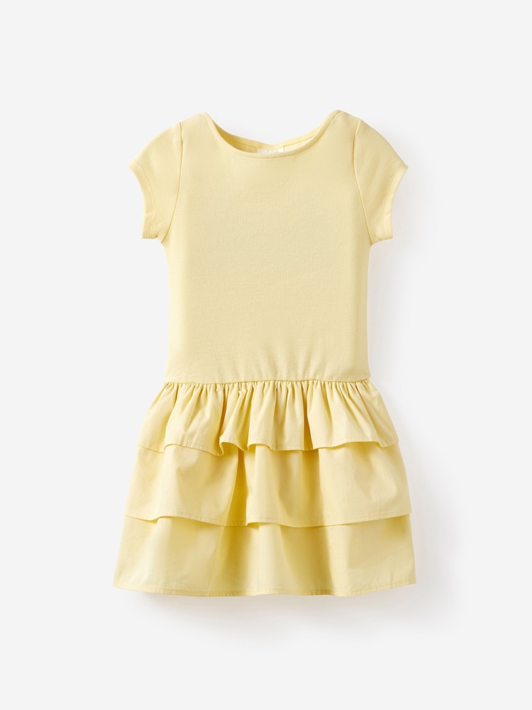 Cotton On Yellow Lila Short Sleeve Dress - Image 1 of 3