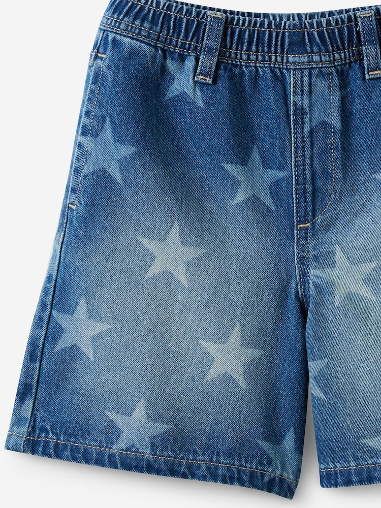 Cotton On Blue Koby Pull On Shorts - Image 3 of 3 Cotton On Blue Koby Pull On Shorts - Image 3 of 3