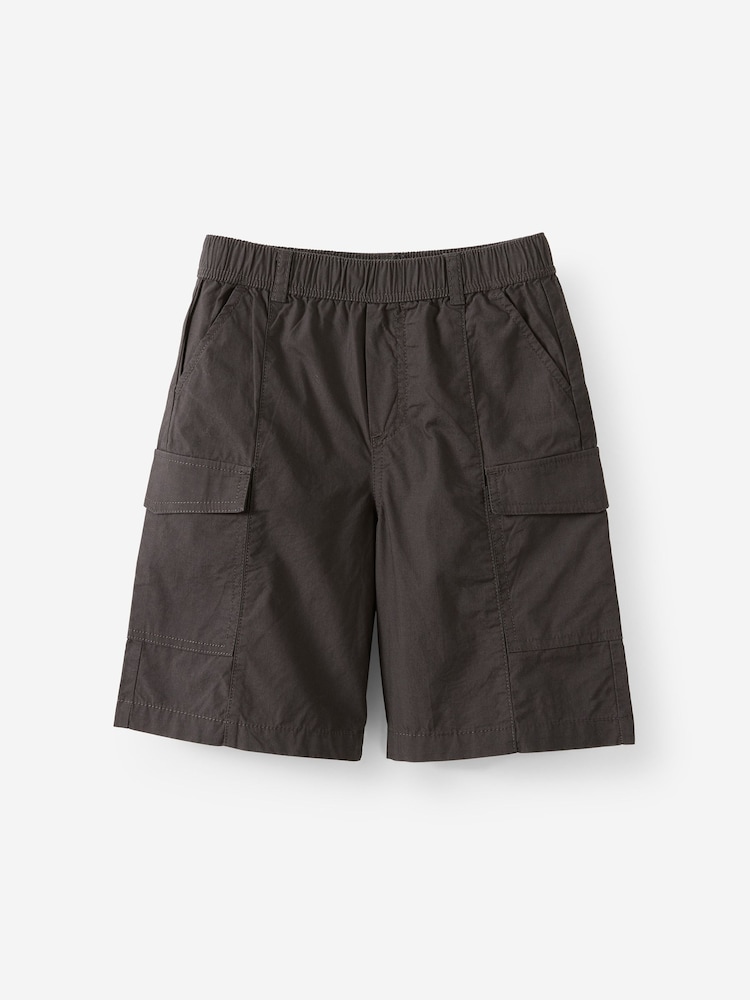 Cotton On Black Panel Cargo Shorts - Image 1 of 3
