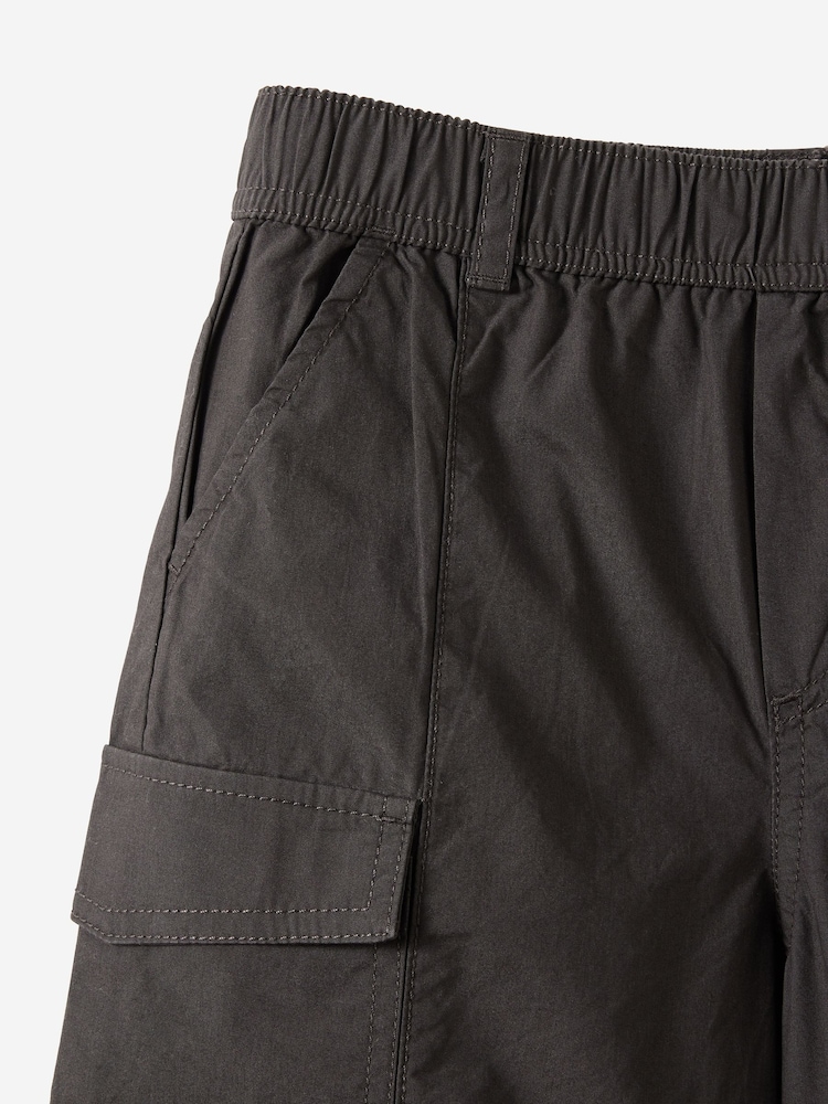 Cotton On Black Panel Cargo Shorts - Image 2 of 3