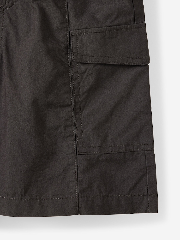 Cotton On Black Panel Cargo Shorts - Image 3 of 3
