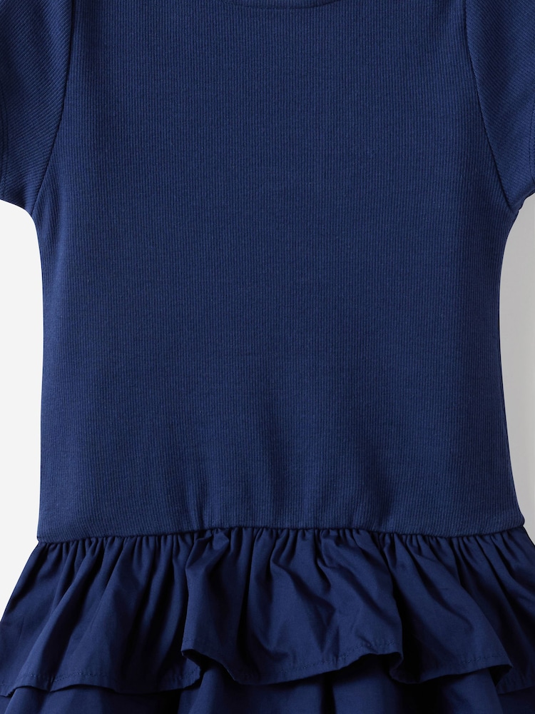 Cotton On Blue Lila Short Sleeve Dress - Image 2 of 2