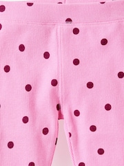 Cotton On Pink Rib Skinny Leggings 2 Pack - Image 7 of 8