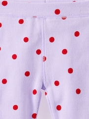 Cotton On Pink Rib Skinny Leggings 2 Pack - Image 8 of 8