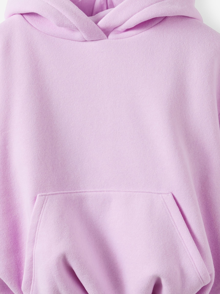 Violet - Cotton On Hanorac cu glugă supradimensionat Sienna Bubble Hem - Imaginea 2 din 3