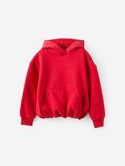 Roșu - Cotton On Hanorac cu glugă supradimensionat Sienna Bubble Hem - Imaginea 1 din 3