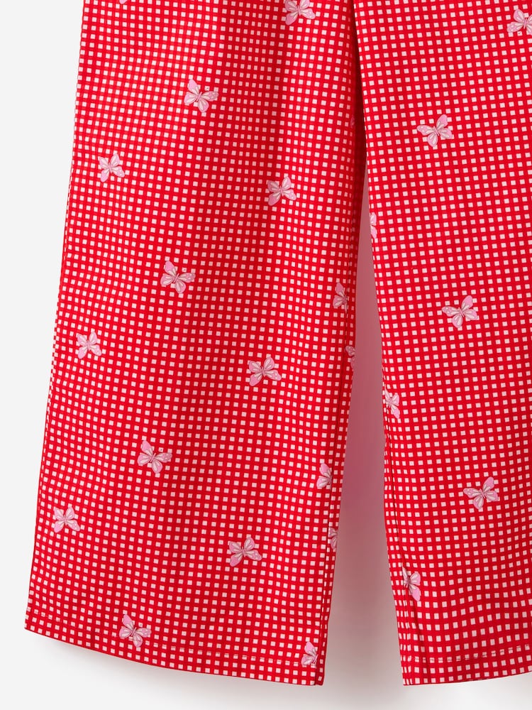 Cotton On Red Gigi Wide Leg Trousers - Image 3 of 3