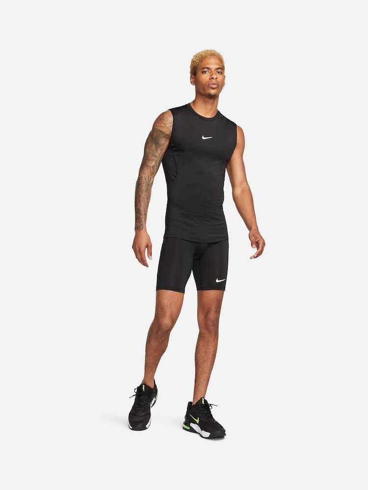 Nike Black Pro Dri-FIT Tight Sleeveless Training Top - Image 5 of 5