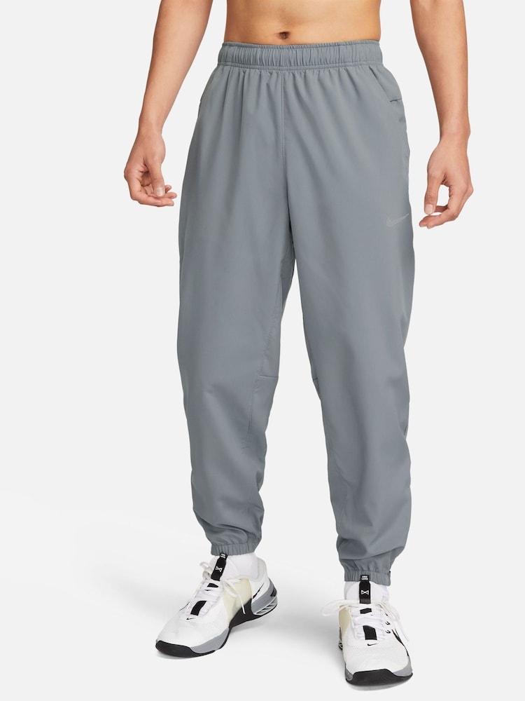 Nike Smoke Grey Dri-FIT Form Tapered Training Joggers - Image 1 of 6