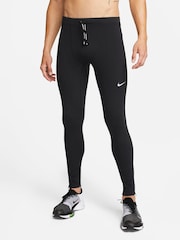 Nike Black Repel Challenger Running Leggings - Image 1 of 9