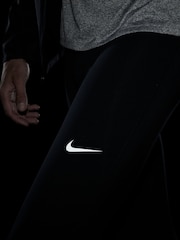Nike Black Repel Challenger Running Leggings - Image 8 of 9