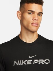 Nike Black Dri-FIT Training T-Shirt - Image 3 of 4