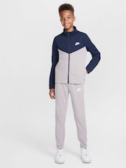 Nike Midnight Navy Full Zip Tracksuit - Image 1 of 11