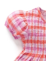 Purebaby Purple Shirred Dress - Image 5 of 5